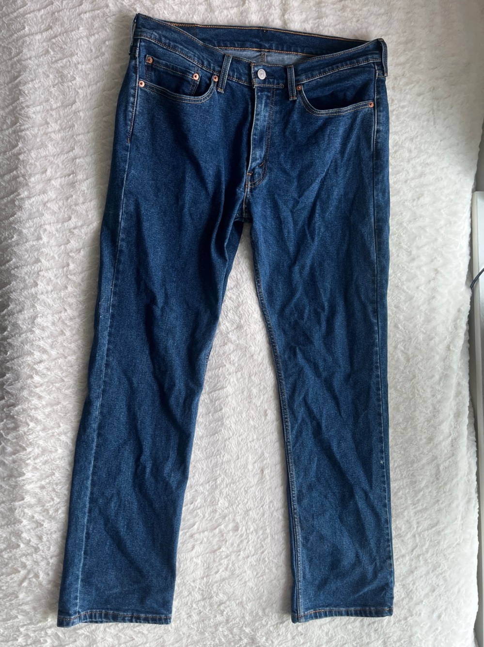 Levi's Dark Blue Straight Men's Jeans